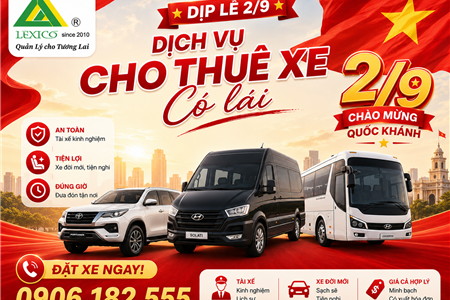 THUÊ XE CÓ LÁI – ĐÓN TẬN NƠI, ĐI TẬN CHỖ TẠI HẢI PHÒNG VÀ CÁC TỈNH LÂN CẬN